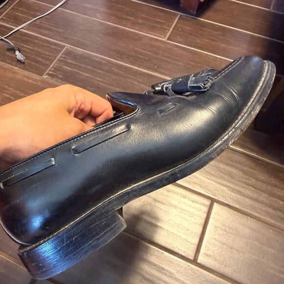 Allen Edmonds Grayson Tassel Loafer Mens Size 6.5 D Black Dress Leather USA - Picture 6 of 9